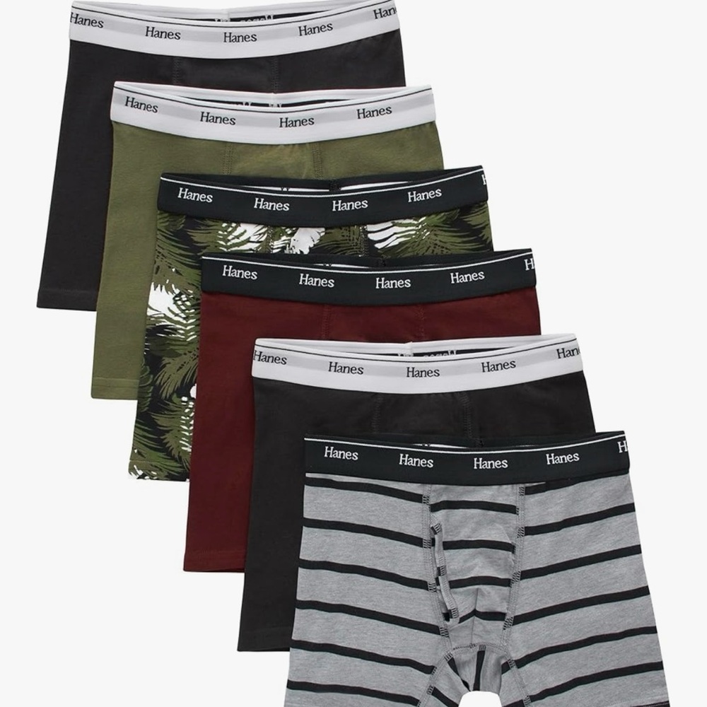 Boys Hanes Kids Boxer Briefs 5-pack